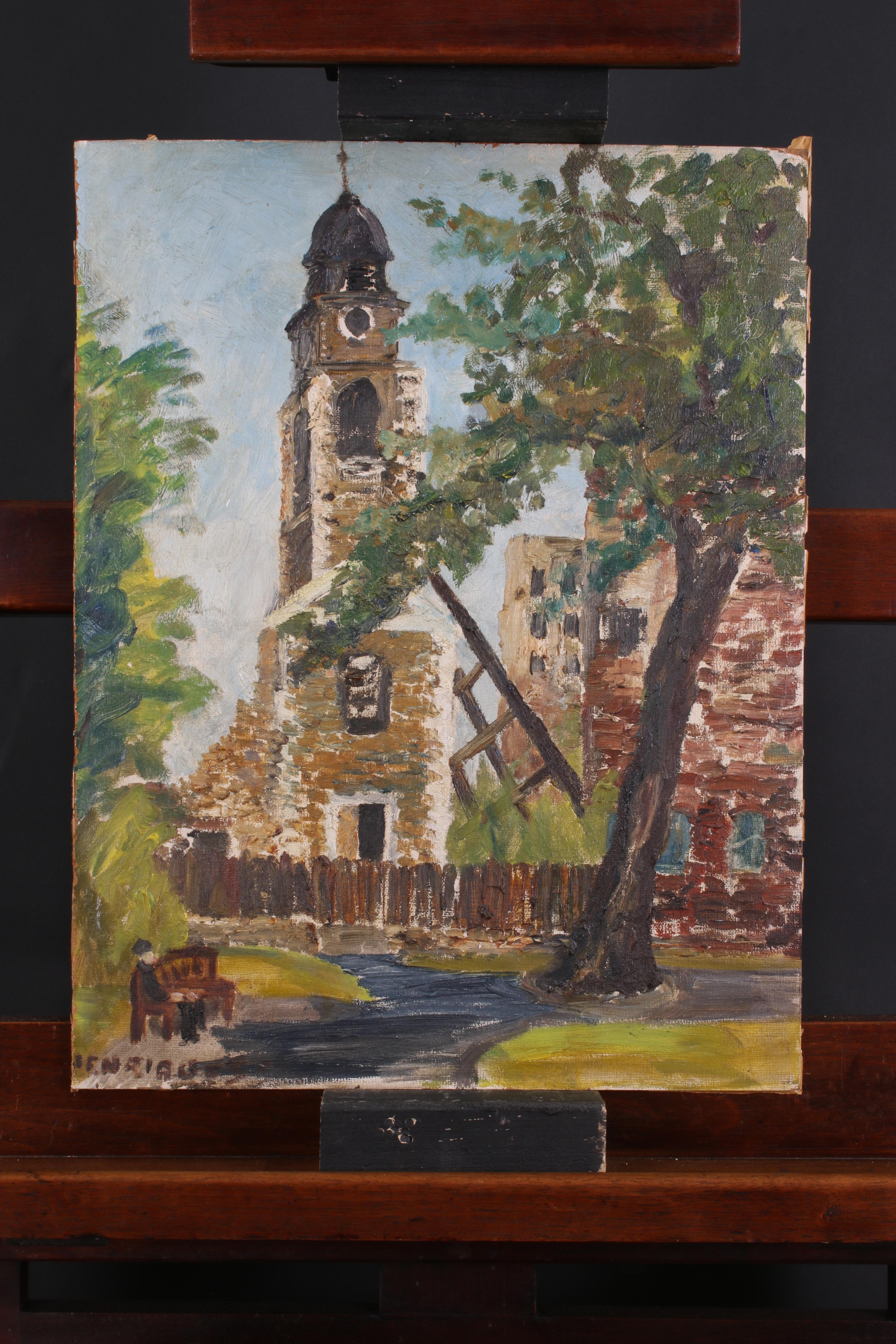 I. John's Church Wapping - Painting de Rose Louise Henriques