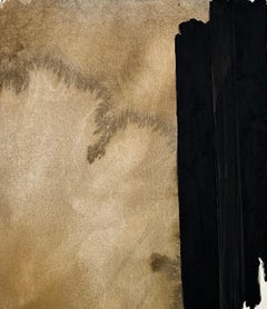 ABSTRACT Contemporary Artist French Rose Madone New Artwork forms earth colors