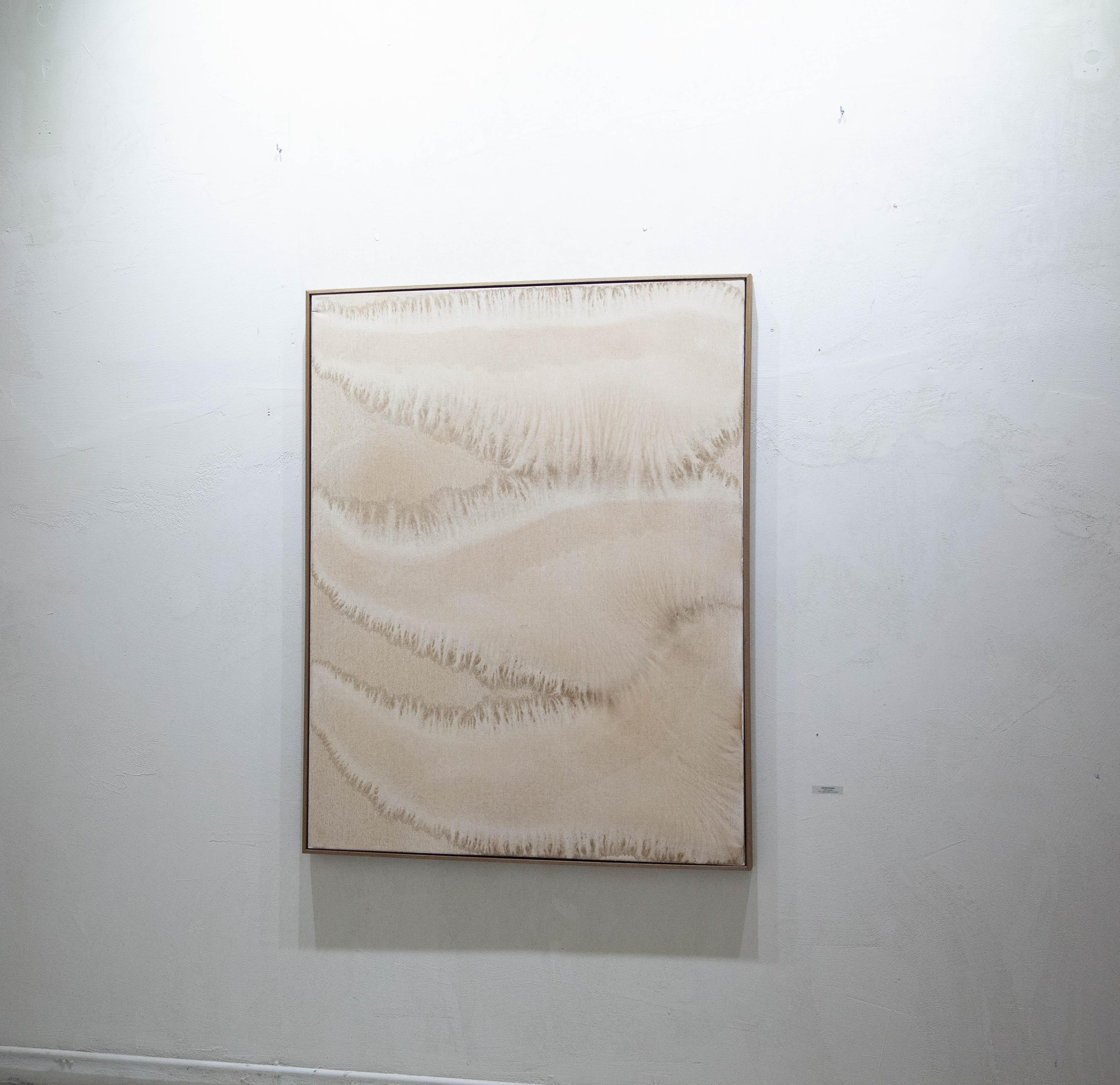 ABSTRACT Artista contemporaneo francese Rose Madone Nuova opera d'arte forma colori della terra in vendita 5