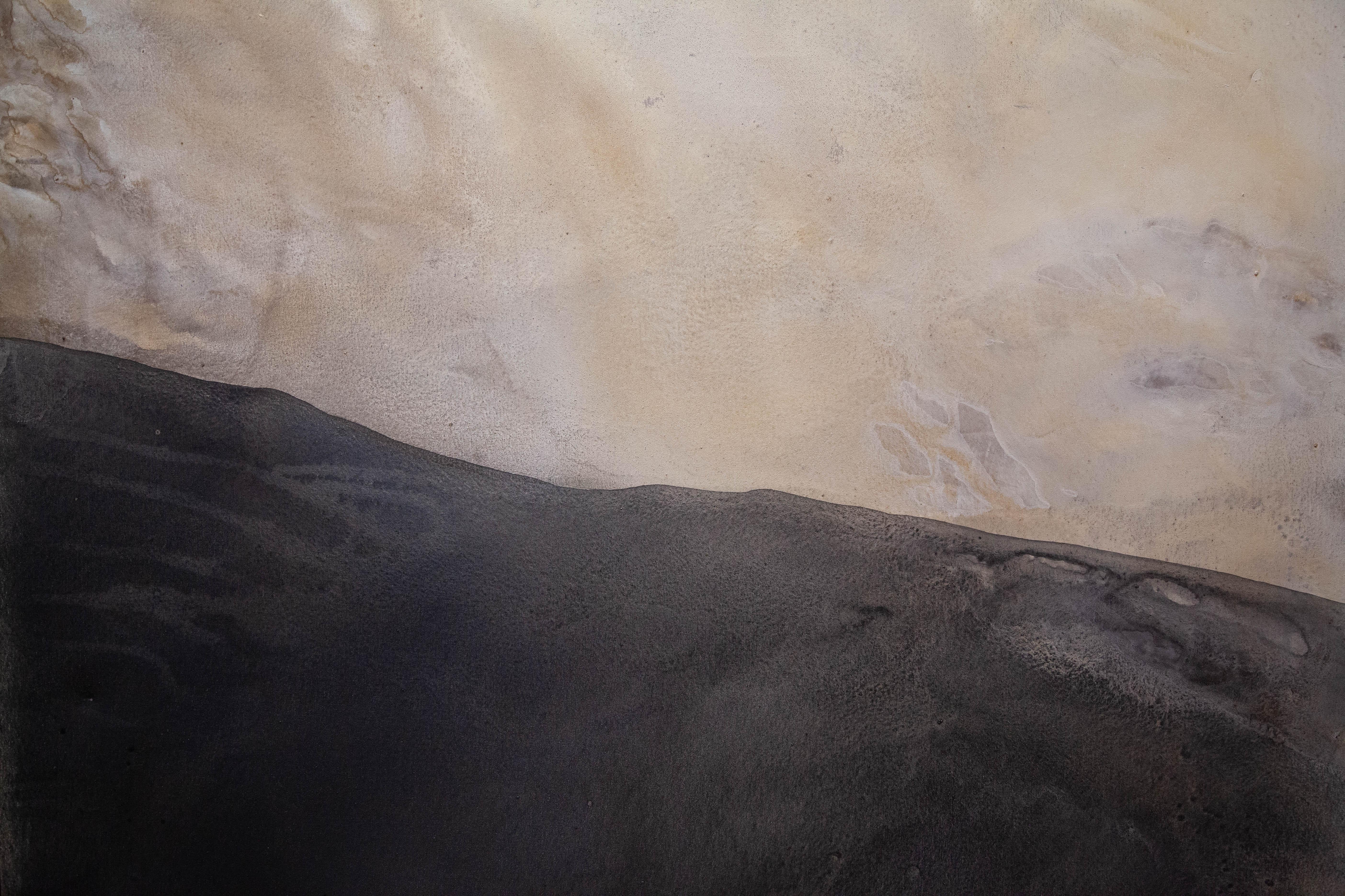 ABSTRACT Artista contemporaneo francese Rose Madone Nuova opera d'arte Nature colori della terra in vendita 1