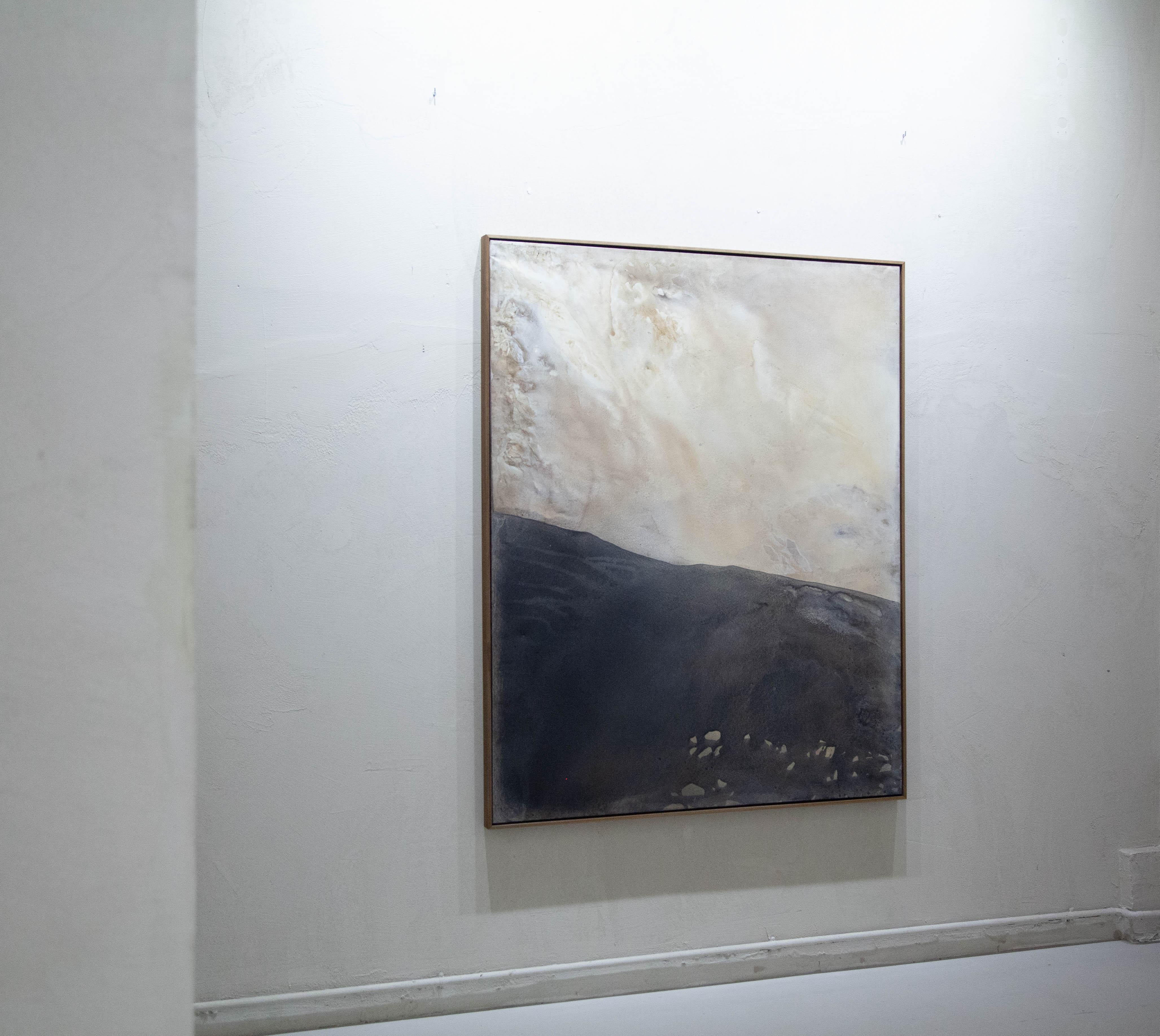 ABSTRACT Artista contemporaneo francese Rose Madone Nuova opera d'arte Nature colori della terra in vendita 2