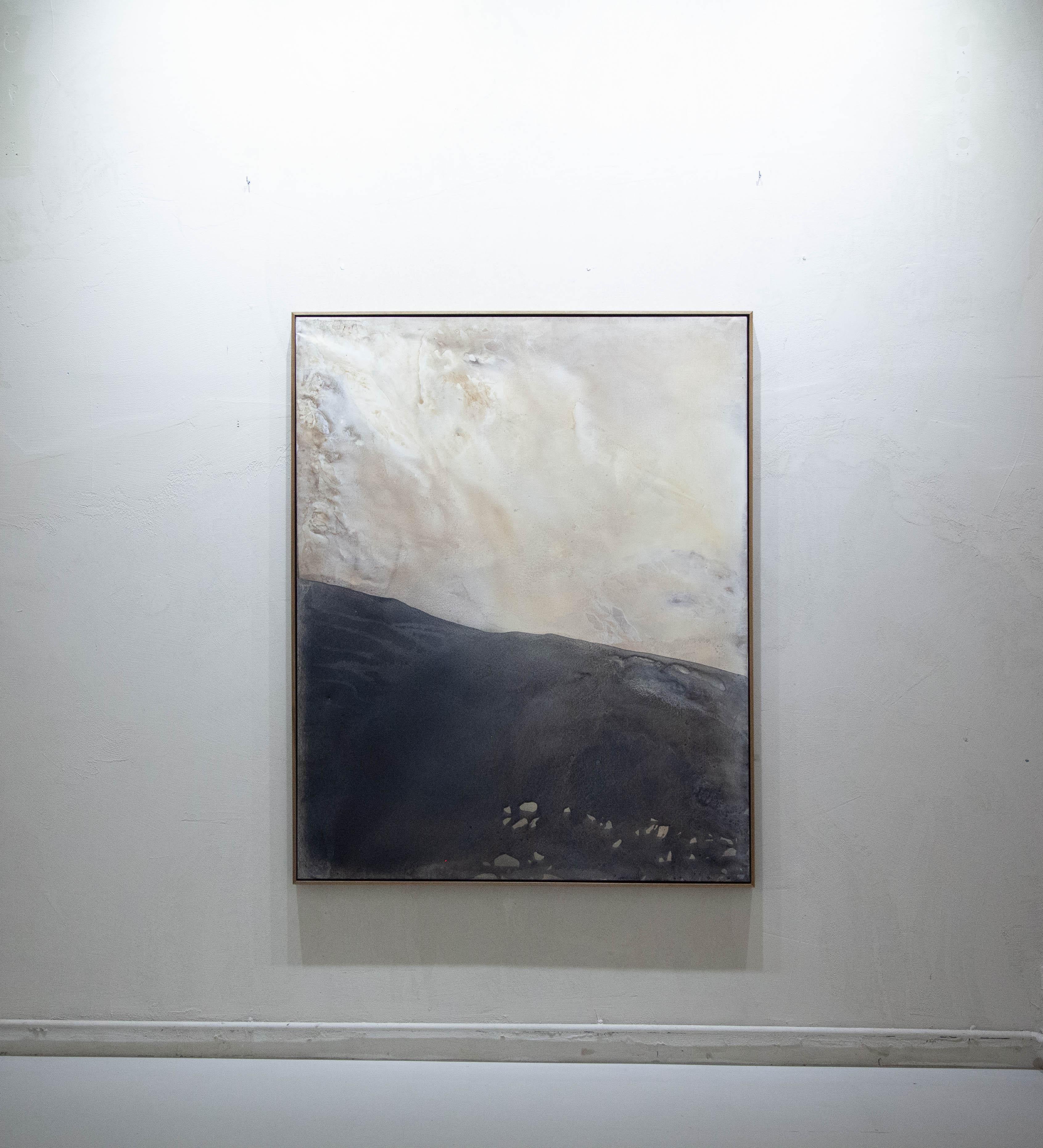ABSTRACT Artista contemporaneo francese Rose Madone Nuova opera d'arte Nature colori della terra in vendita 3