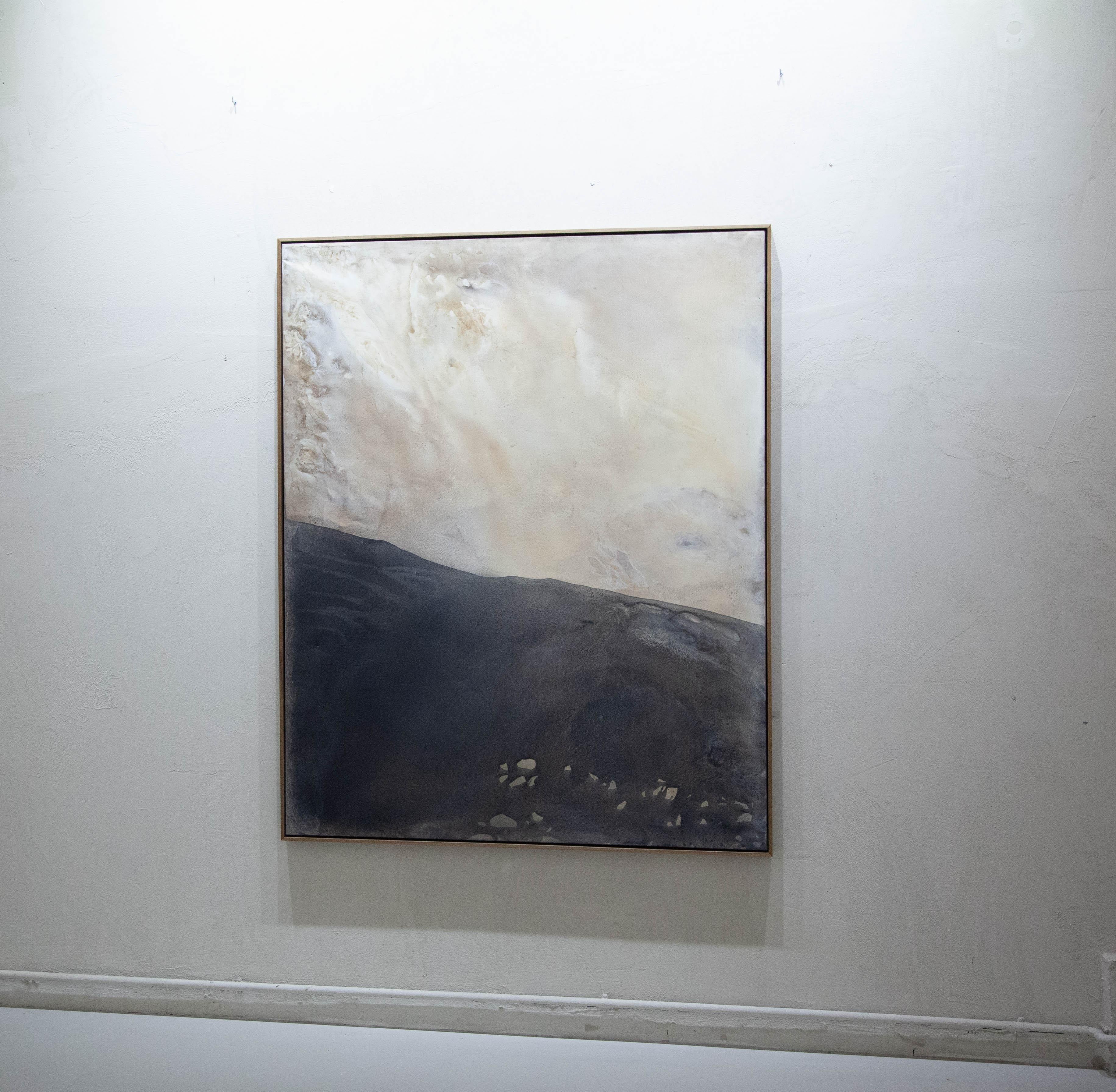 ABSTRACT Artista contemporaneo francese Rose Madone Nuova opera d'arte Nature colori della terra in vendita 4
