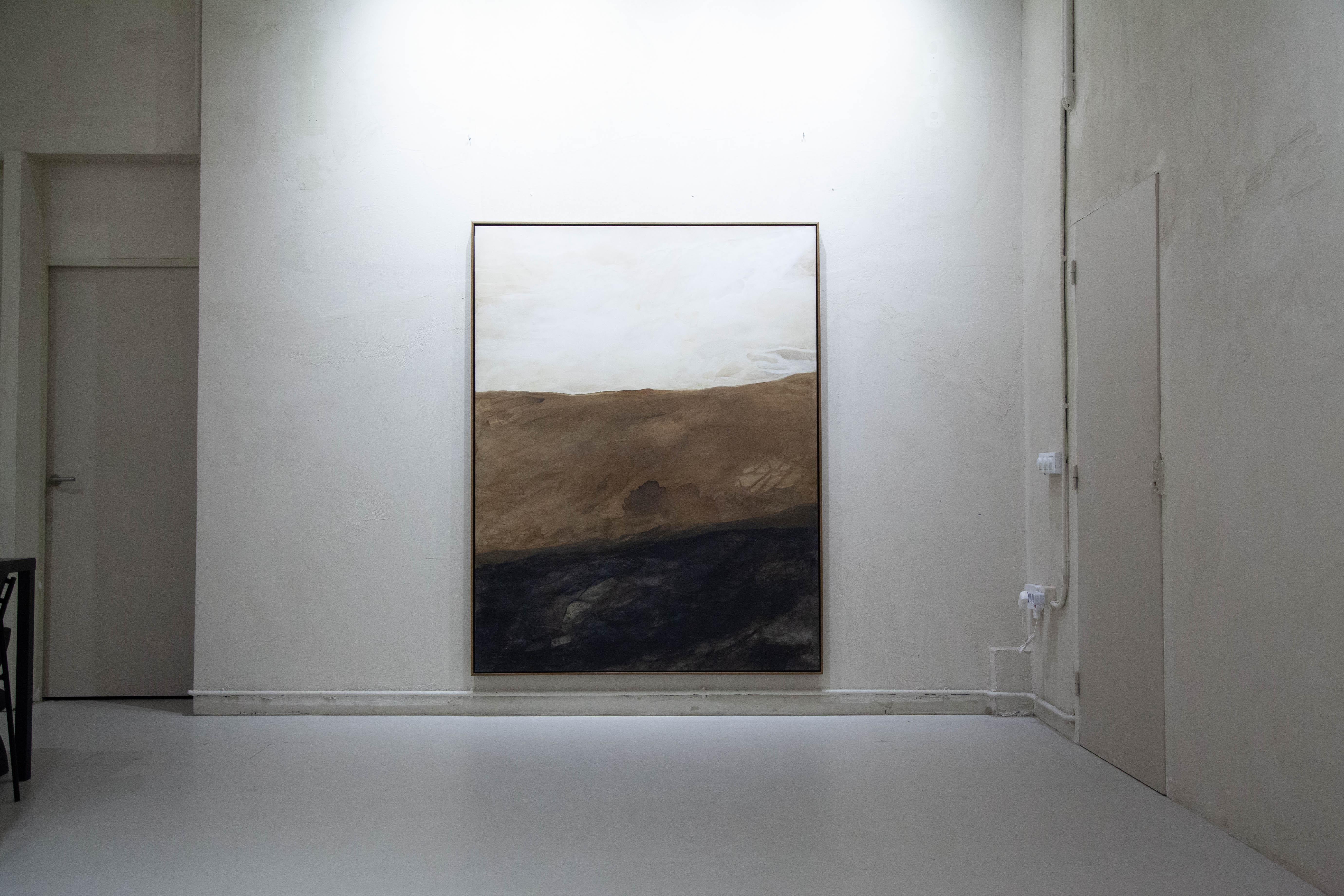 ABSTRACT Artista contemporaneo francese Rose Madone Nuova opera d'arte Nature colori della terra in vendita 5