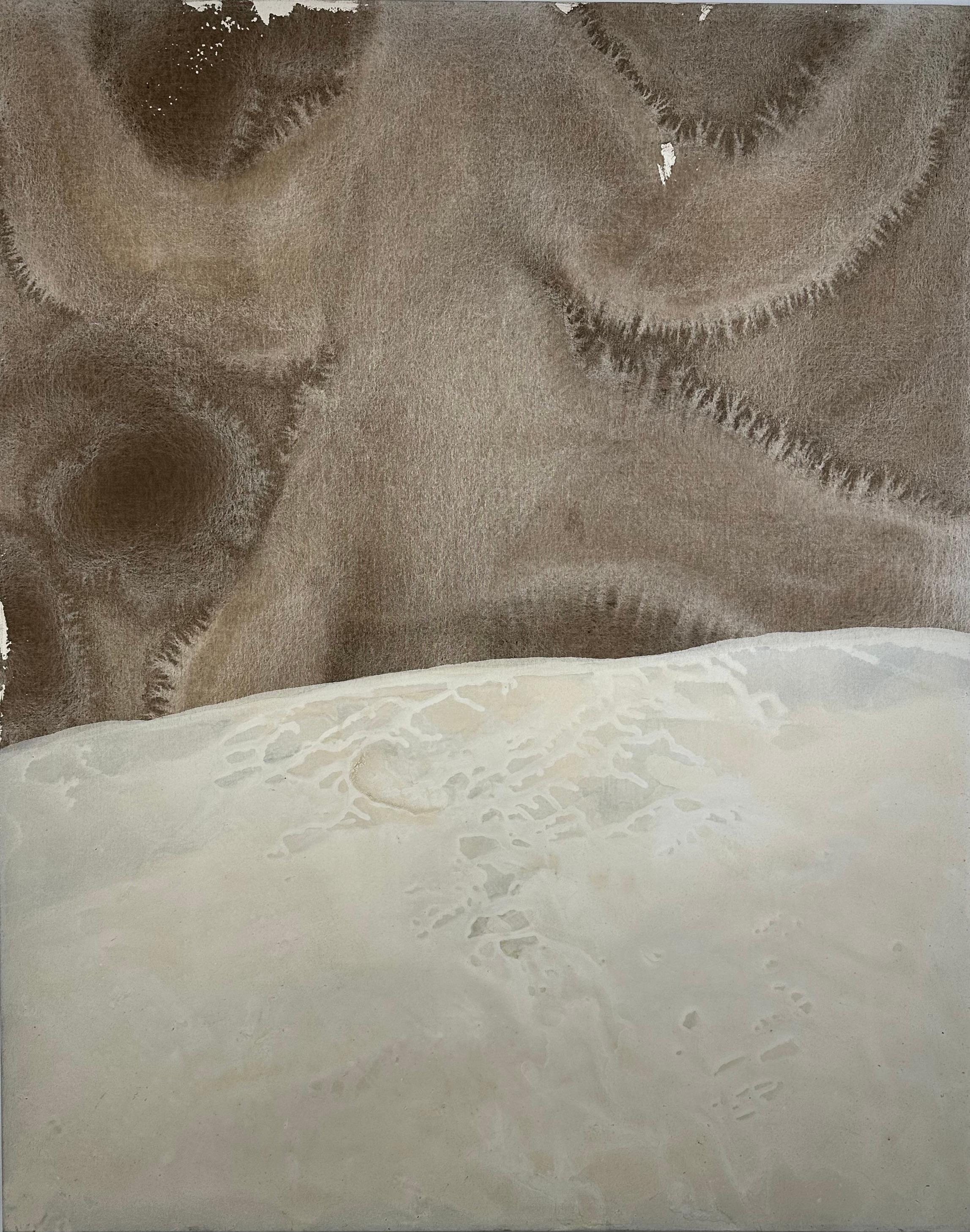 ABSTRACT Contemporary Artist French Rose Madone New Artwork Nature earth colors