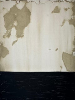 Peinture abstraite Paysage avec des tons de terre organiques par Rose Madone Contemporary