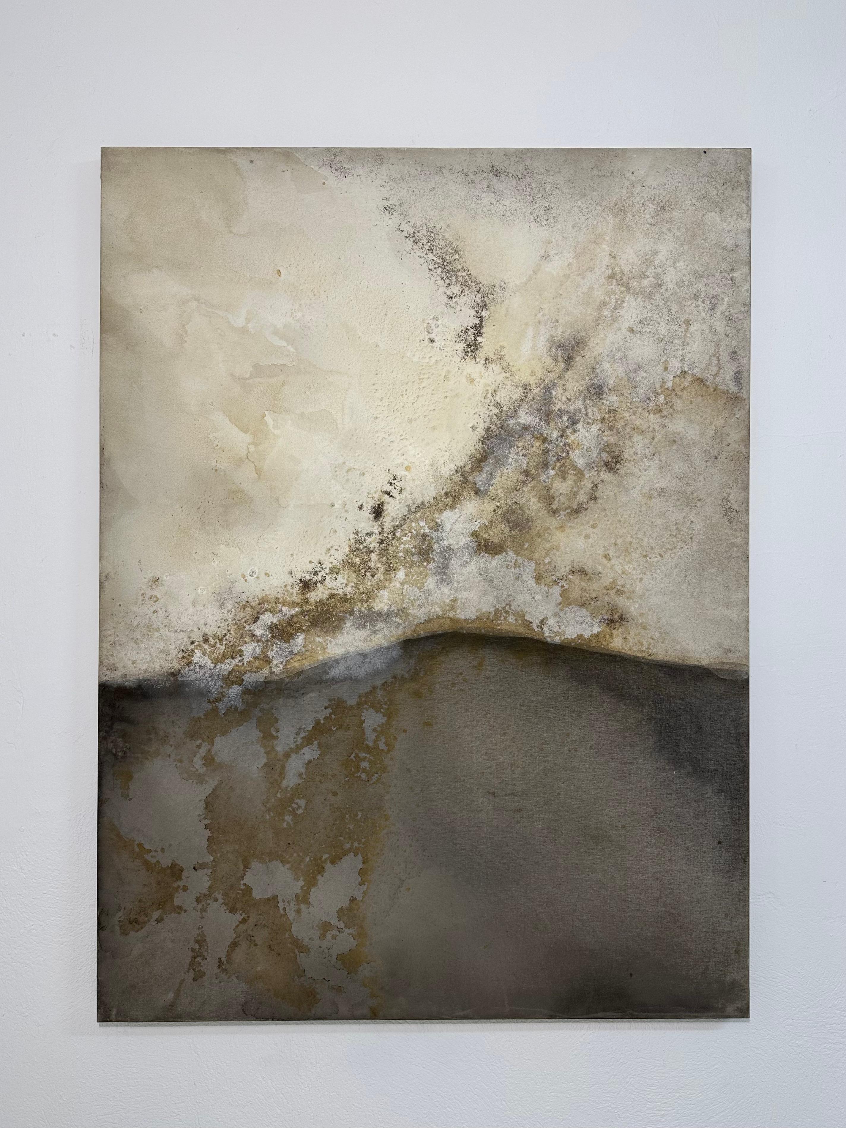 Cuadro Abstracto Paisaje con Tonos Orgánicos de la Tierra by Rose Madone Contemporáneo en venta 4