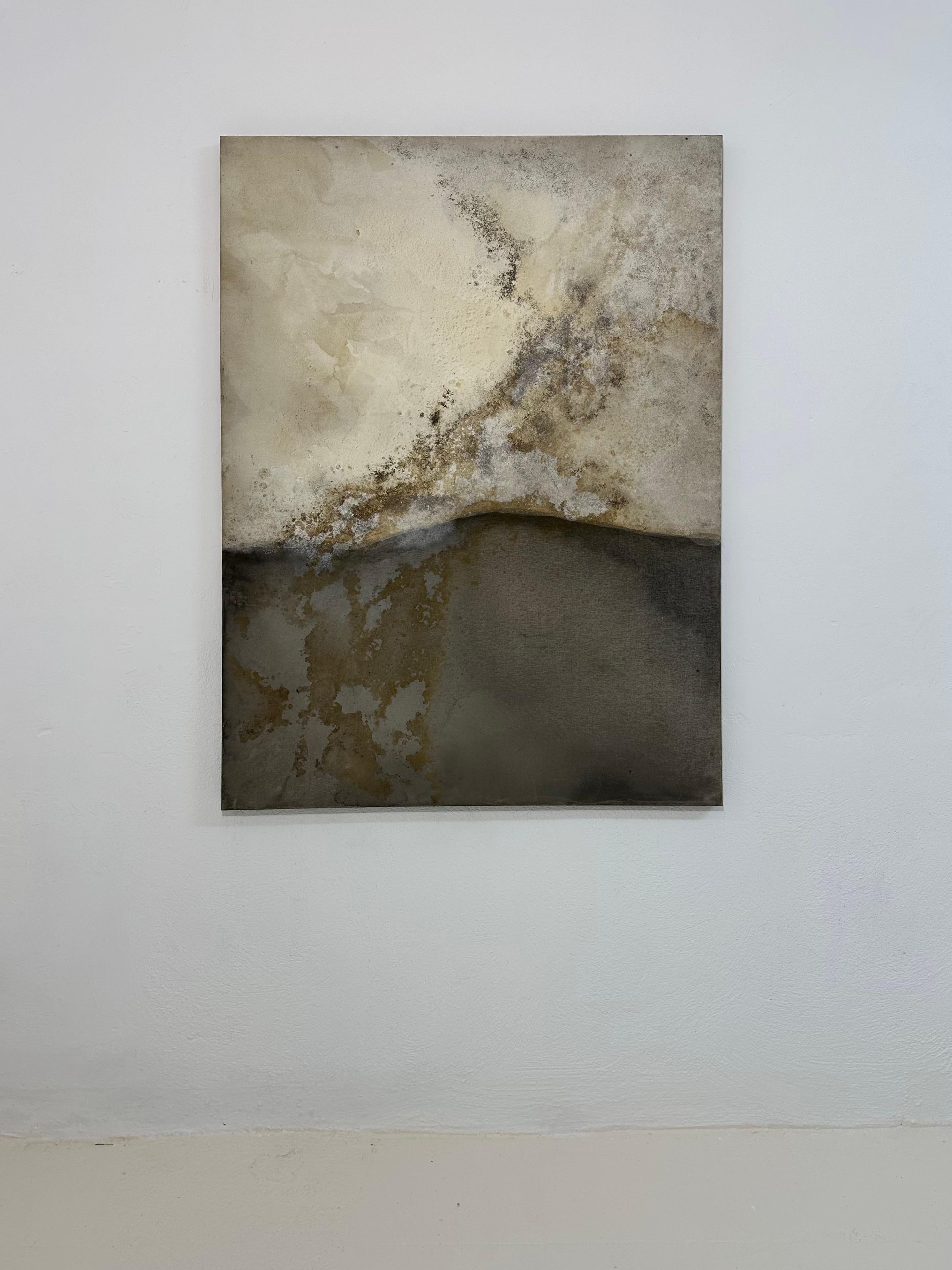 Cuadro Abstracto Paisaje con Tonos Orgánicos de la Tierra by Rose Madone Contemporáneo en venta 5