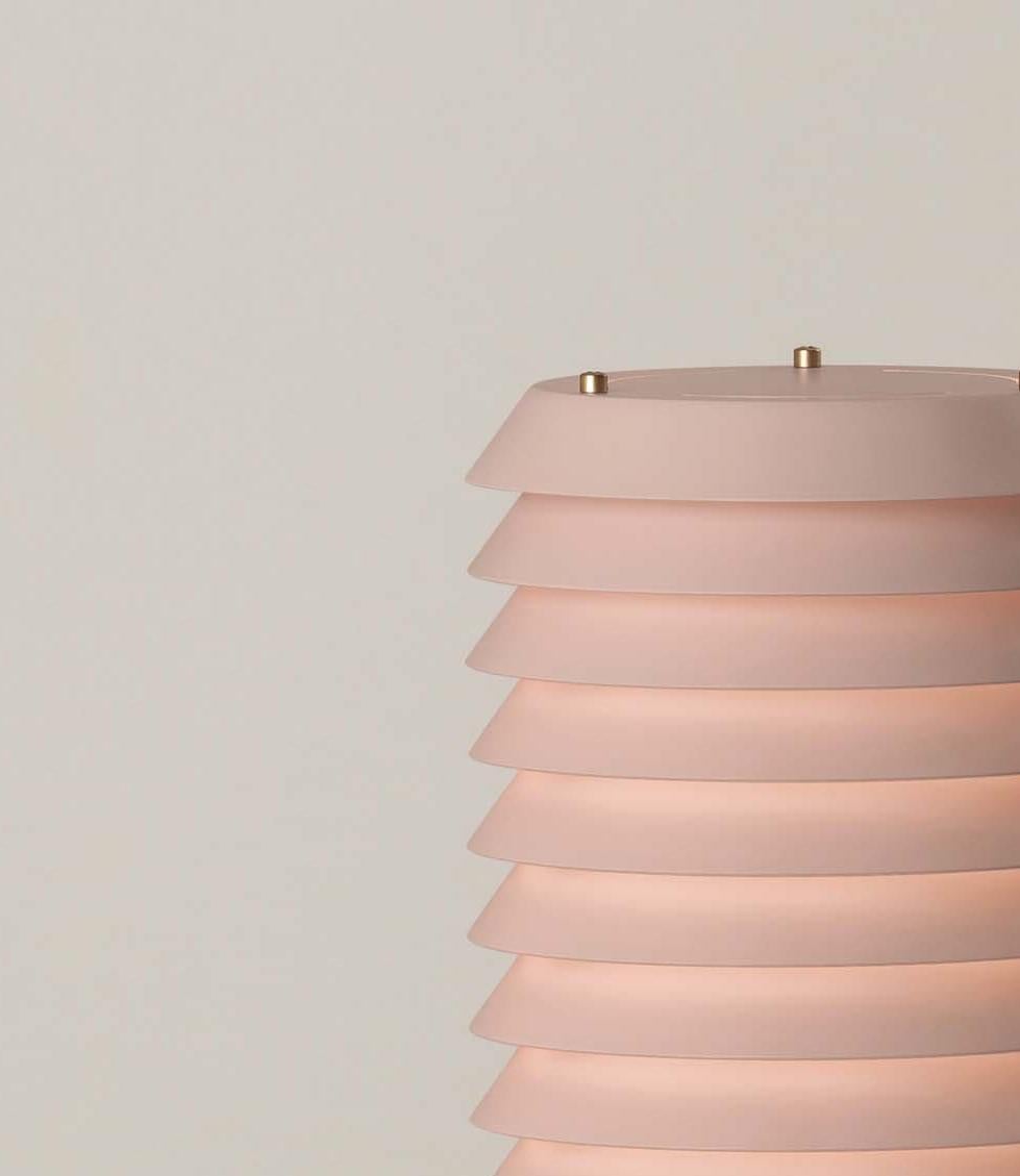 Modern Rose Maija Table Lamp by Ilmari Tapiovaara For Sale