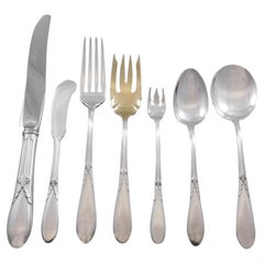 Rose Marie by Gorham Sterling Silver Flatware Set for 12 Service 92 pieces