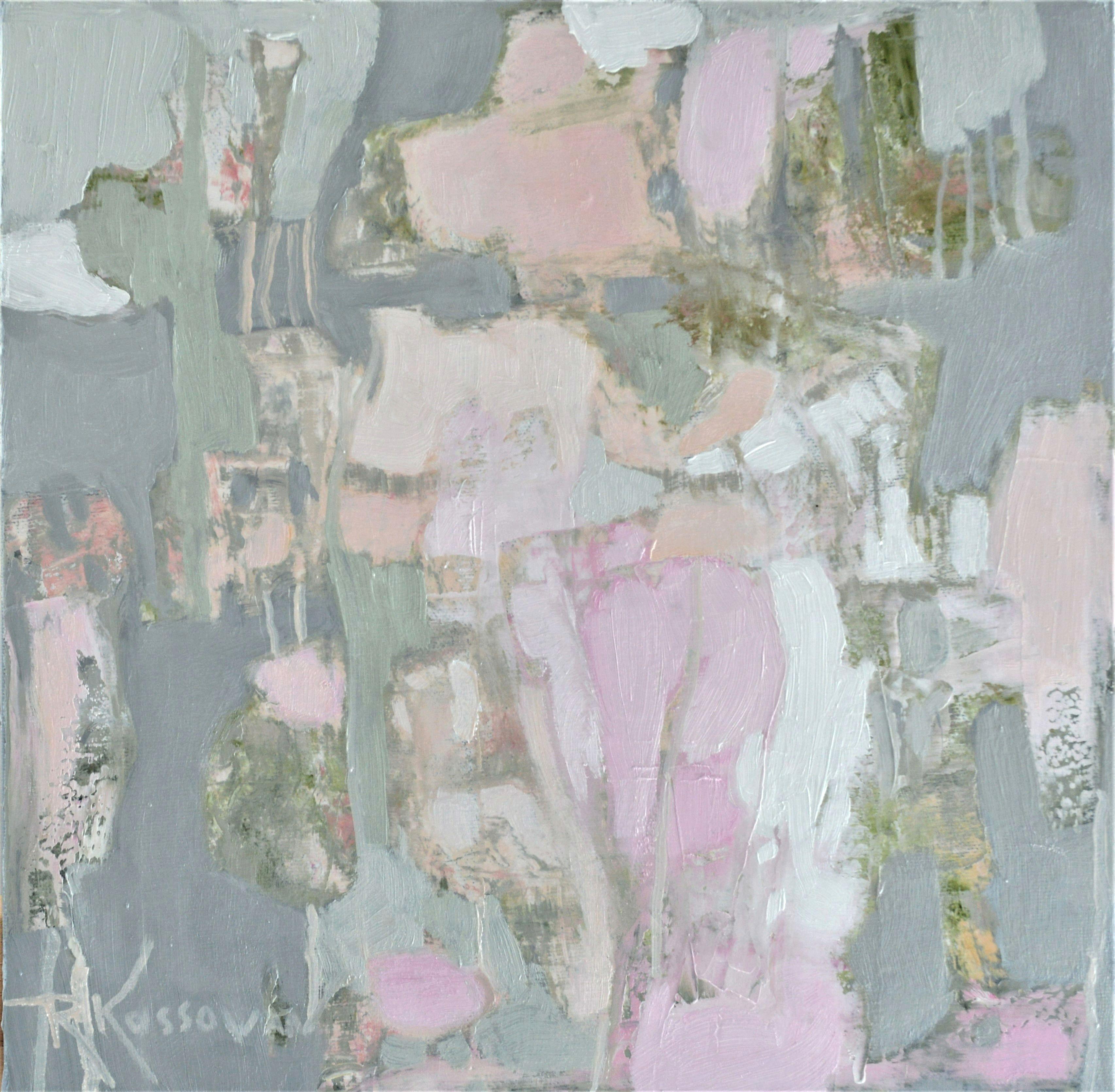 Abstract Painting Rose-Marie Kossowan - Placidité, peinture, huile sur toile