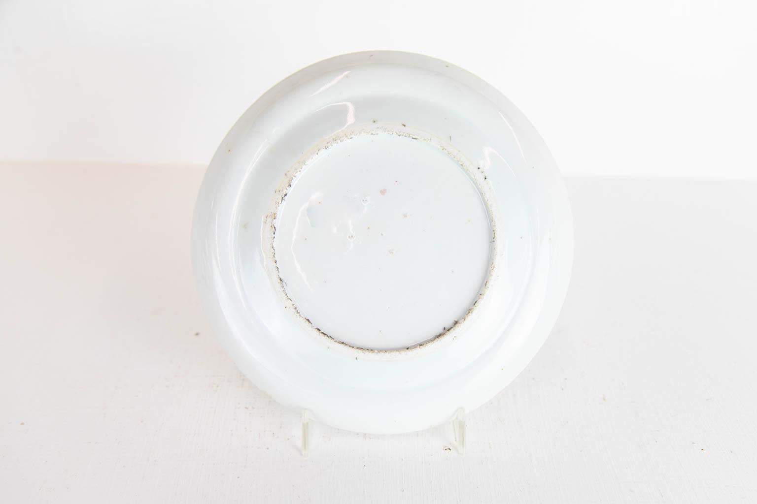 Mid-19th Century Rose Medallion Plate For Sale