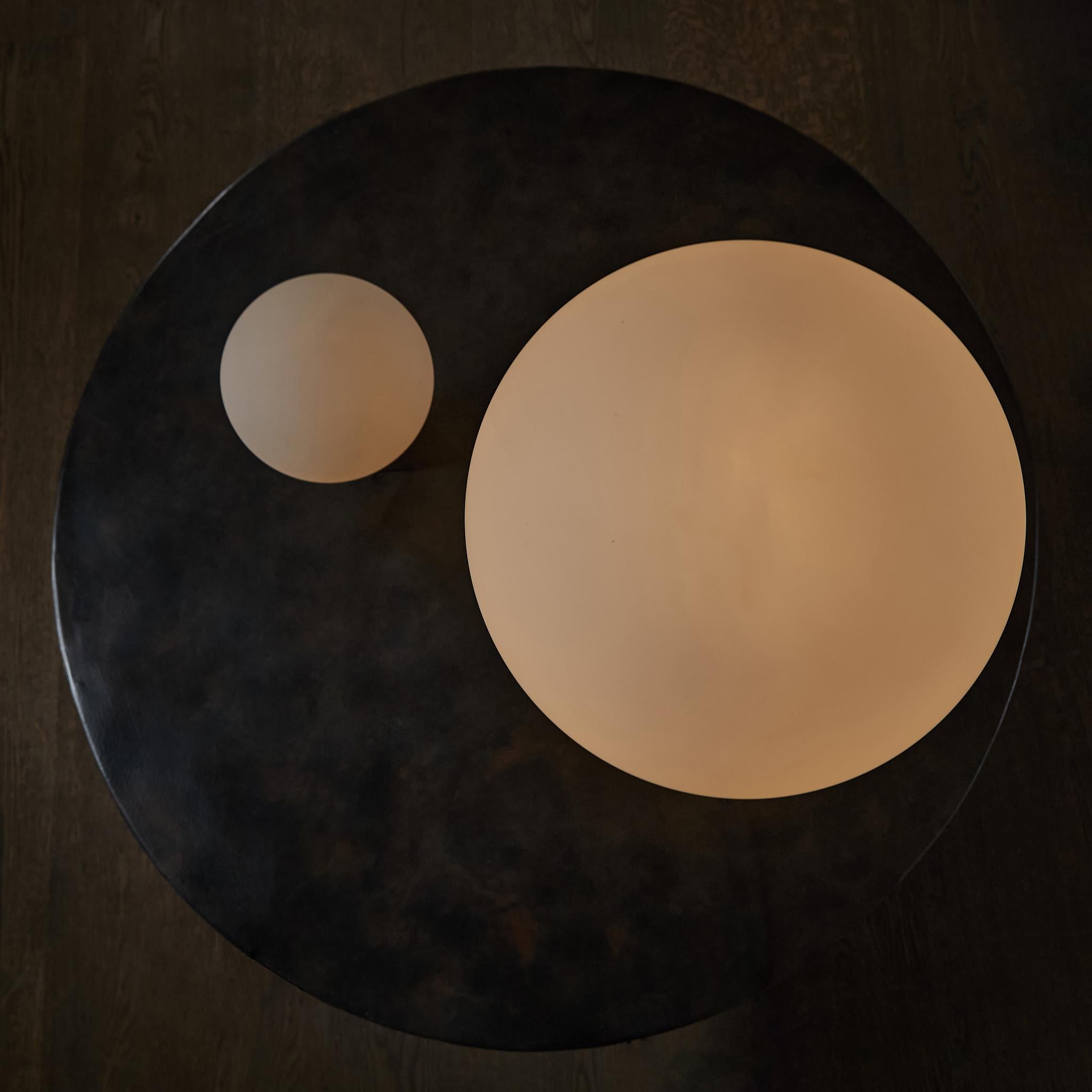 Rose Metal Hoop Table Lamp by 101 Copenhagen In New Condition In Geneve, CH