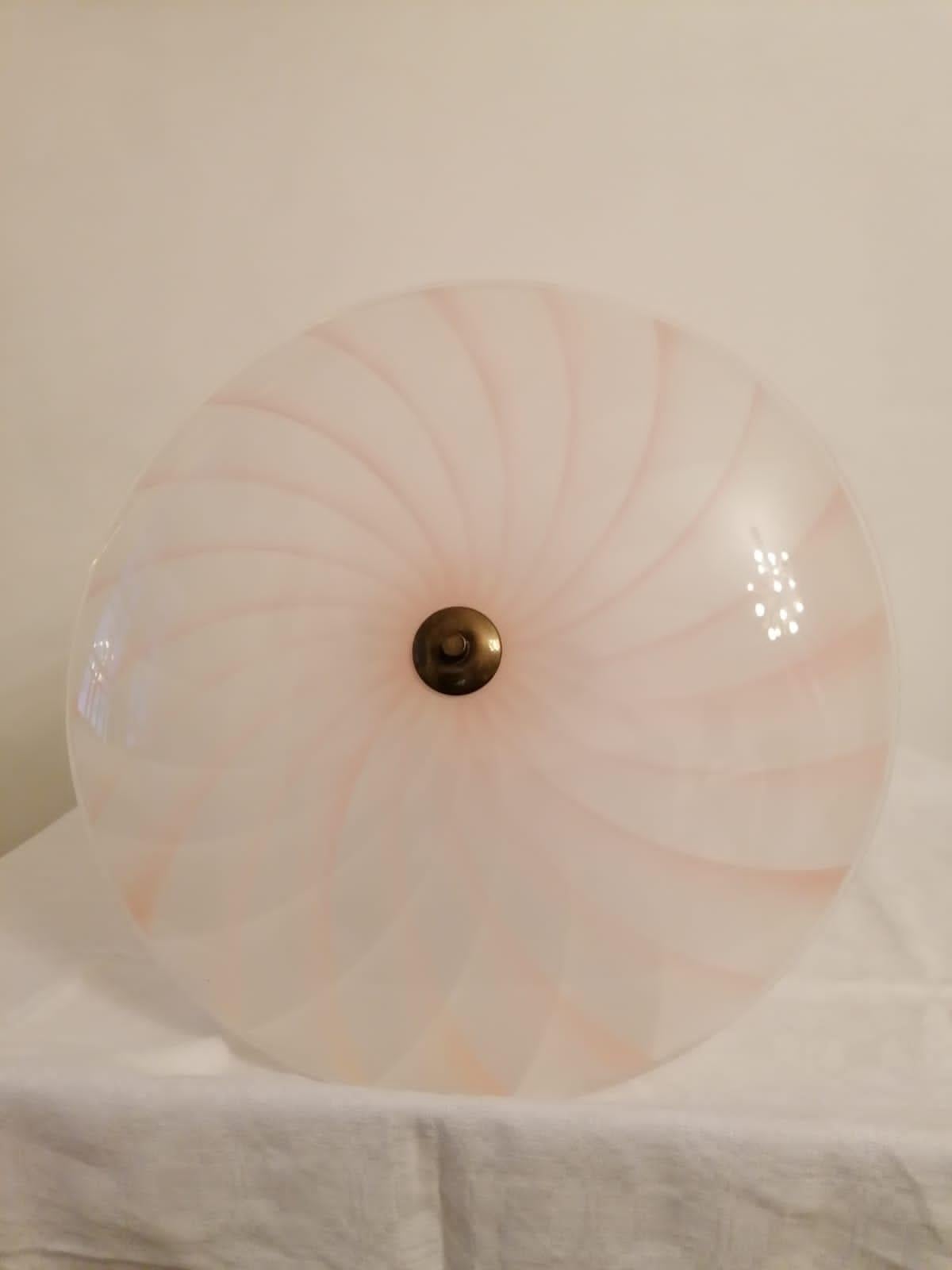 Mid-Century Modern Rose Midcentury Pendant Lamp For Sale