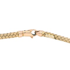 Rose Natural Diamond Flower 14-Karat Flexible Bracelet In Stock