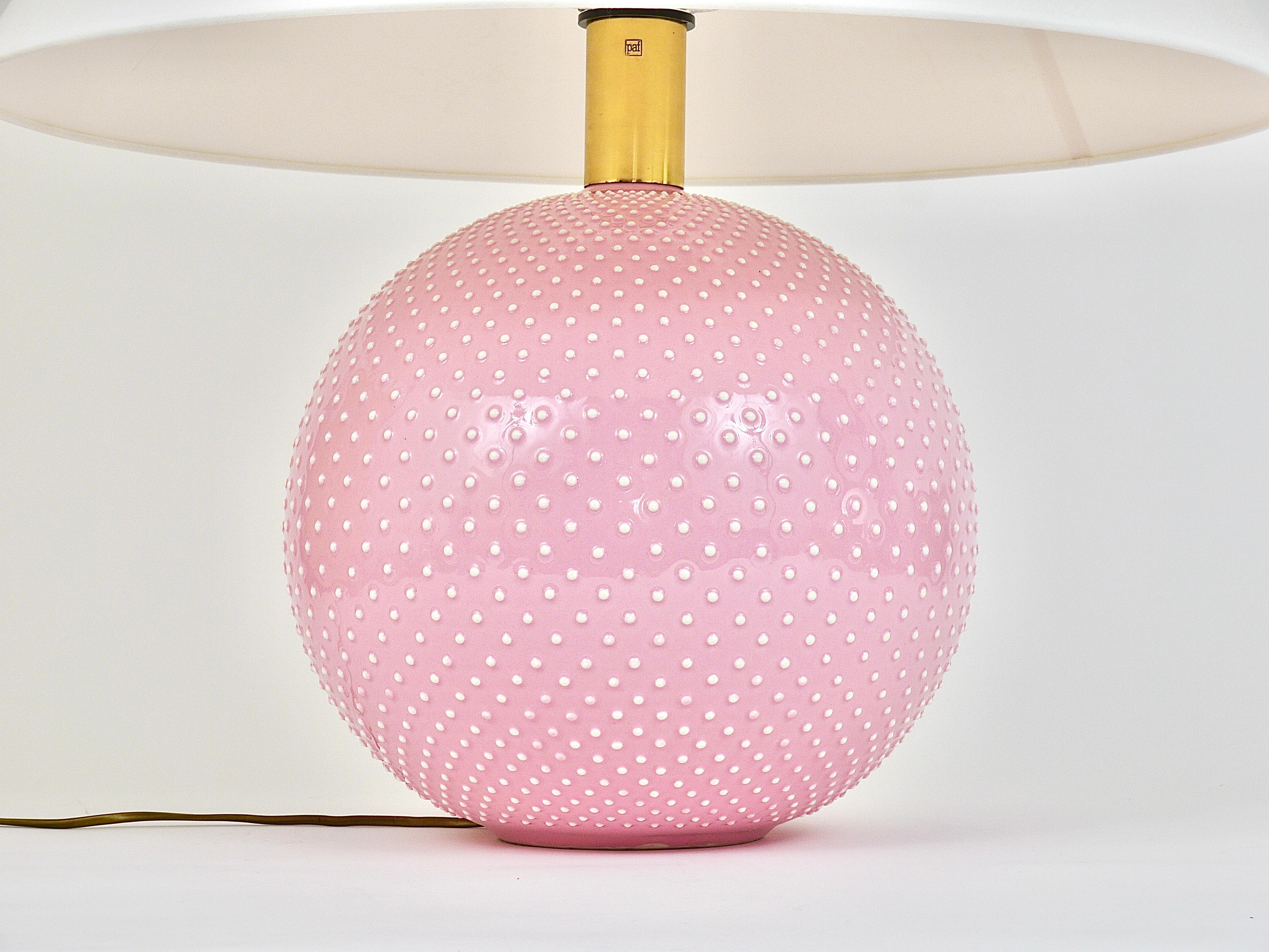 polka dot table lamp