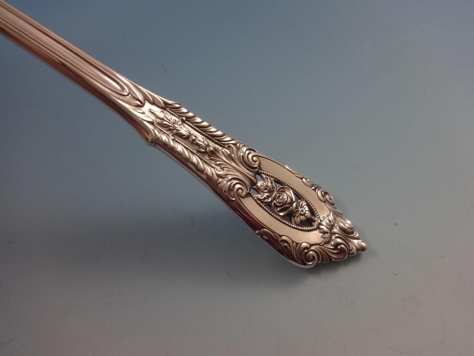 XX secolo Rose Point by Wallace Set di posate in argento per 8 persone 57 pezzi in vendita
