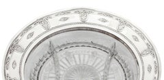 Rose Point Sterling Silver & Crystal Sectional