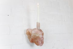 Rose Quartz Abra Candelabra by Studio DO