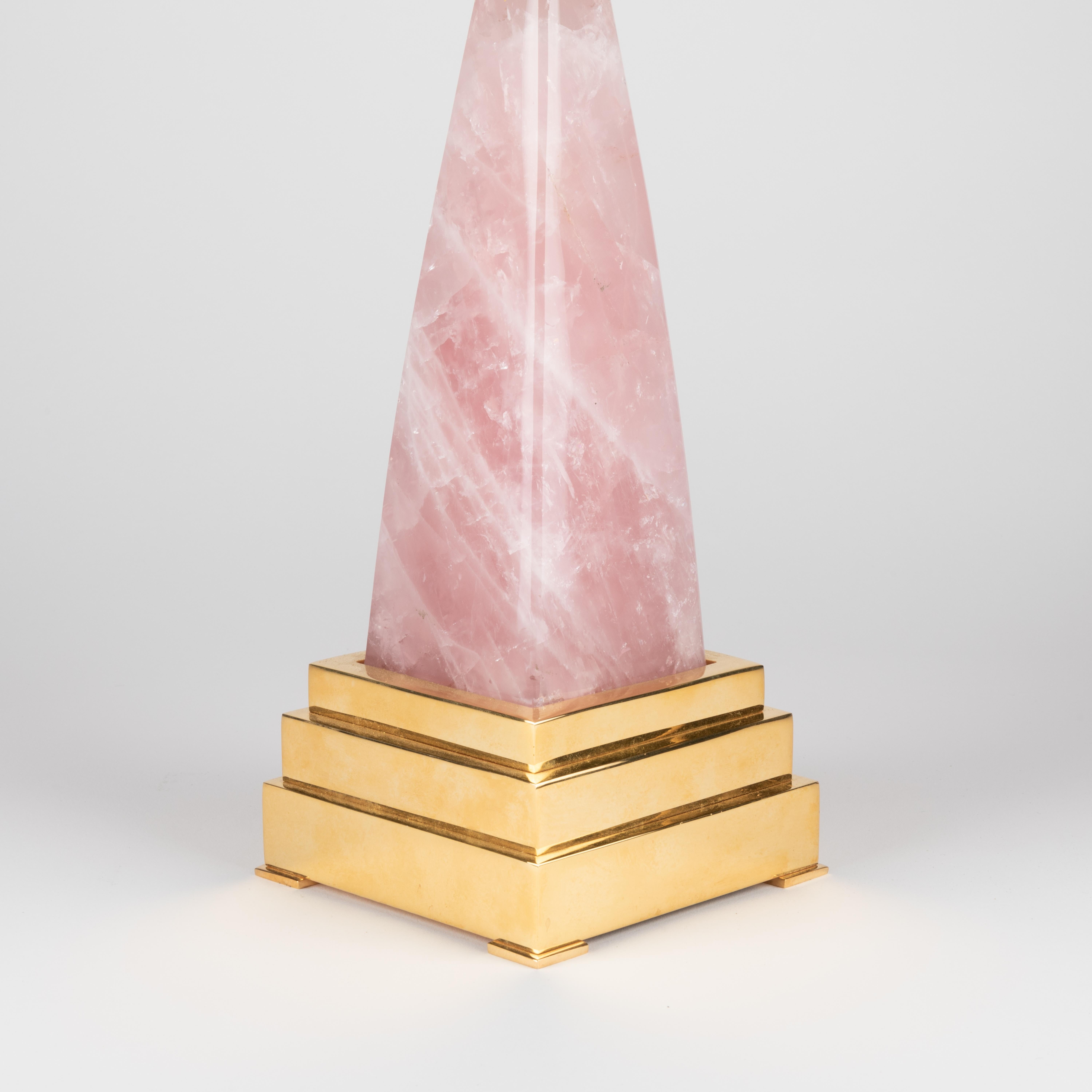 Rose Quartz Aiko I Model By Alexandre VOSSION For Sale 1