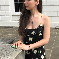 Armband aus Rosenquarz und Lapislazuli, Freundschaftsarmband  von nlanlaVictory