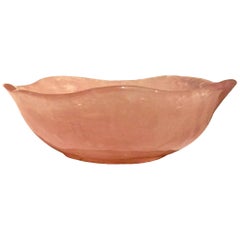 Rose Quartz Bowl, Large, All Natural