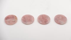 Rose Quartz Coasters, Set of 4