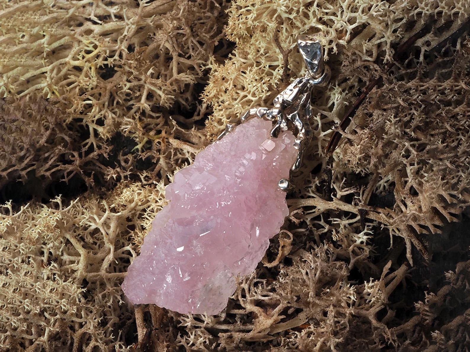 pale pink crystals