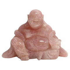 Rose Quartz Happy Buddha 