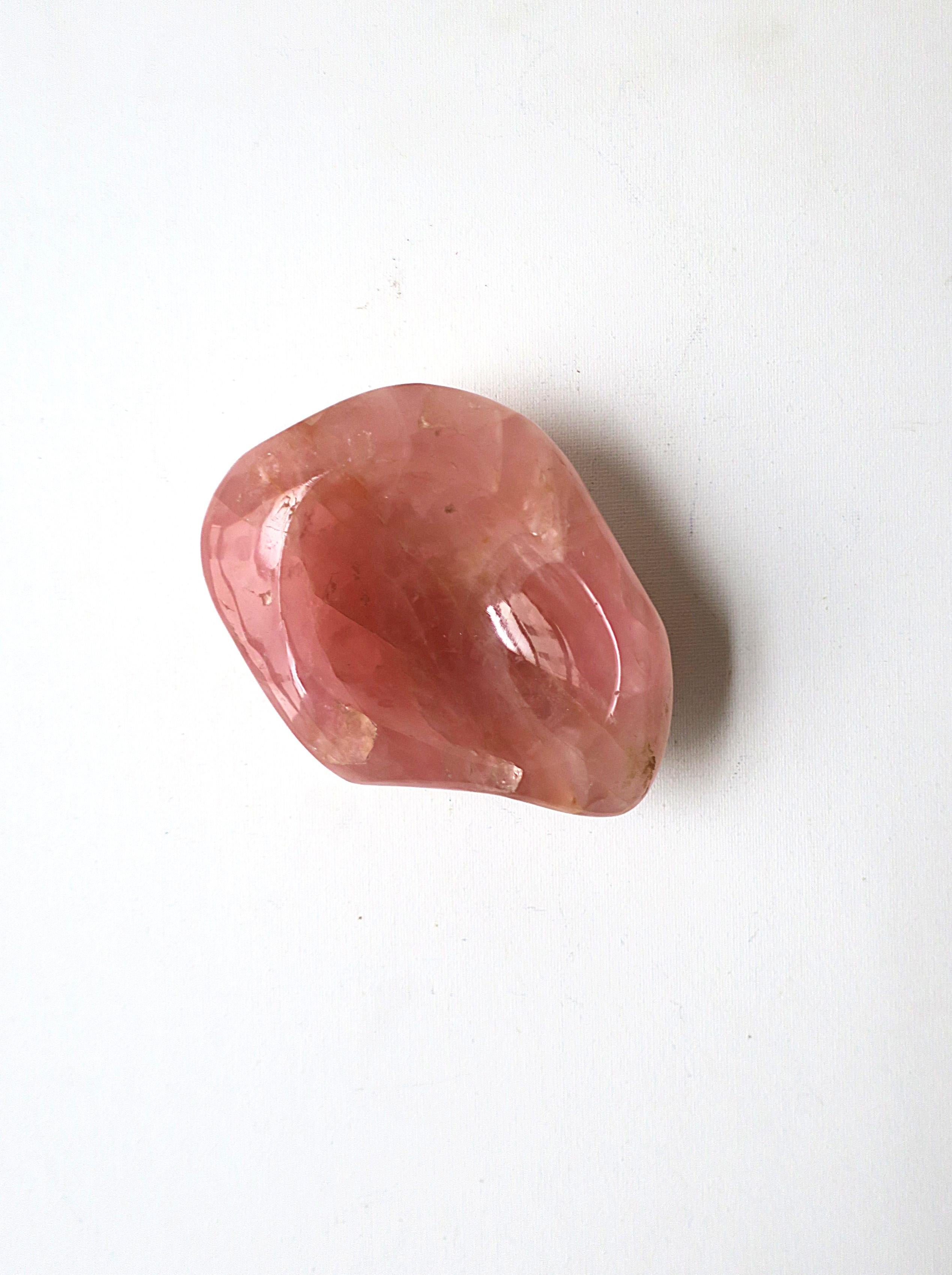 Rose Quartz Jewelry Dish For Sale 6
