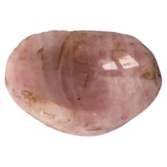 Plat à bijoux en quartz rose
