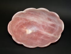 Rose Quartz Lotus Bowl 8" Oval