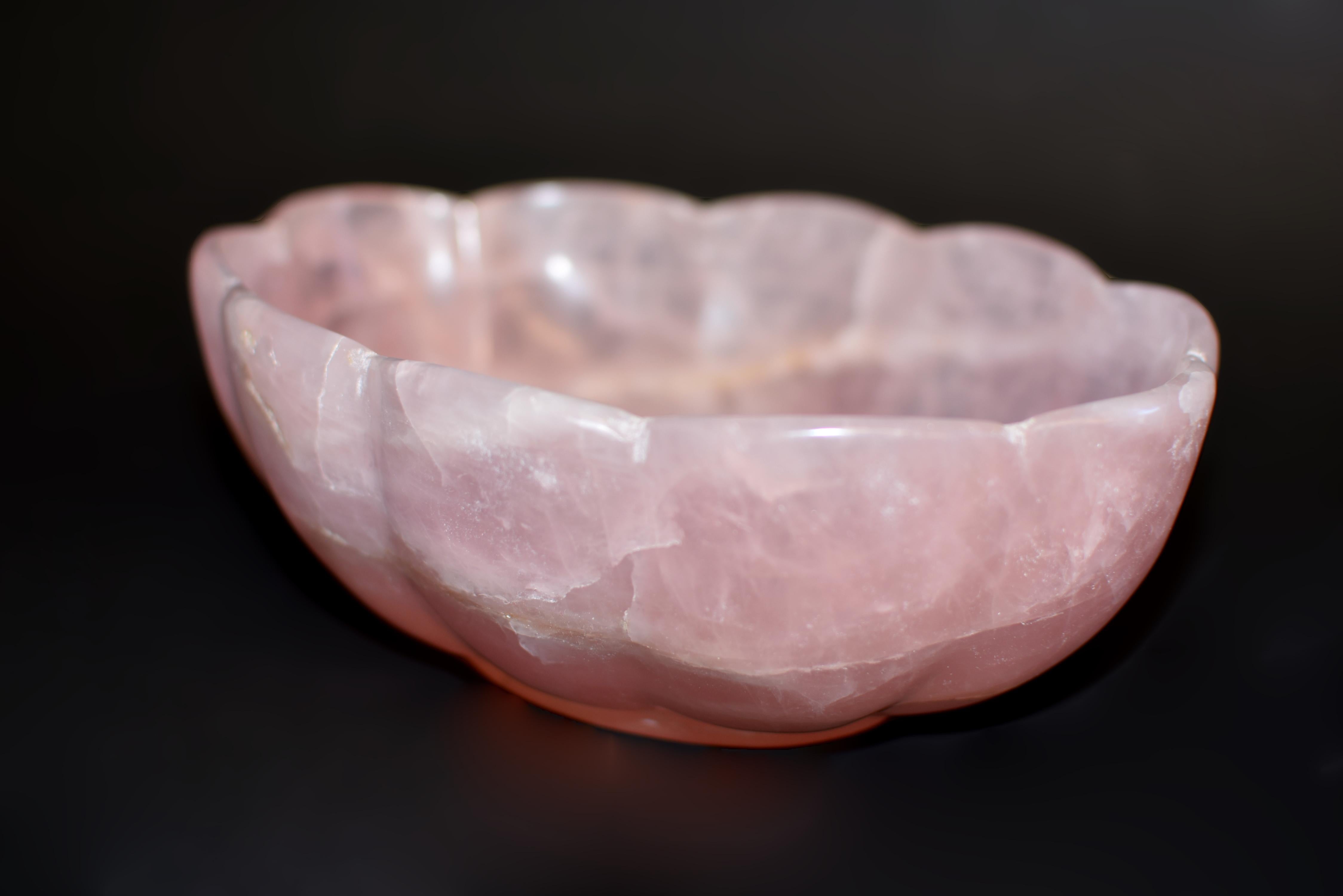 Bol Lotus en Quartz Rose 9