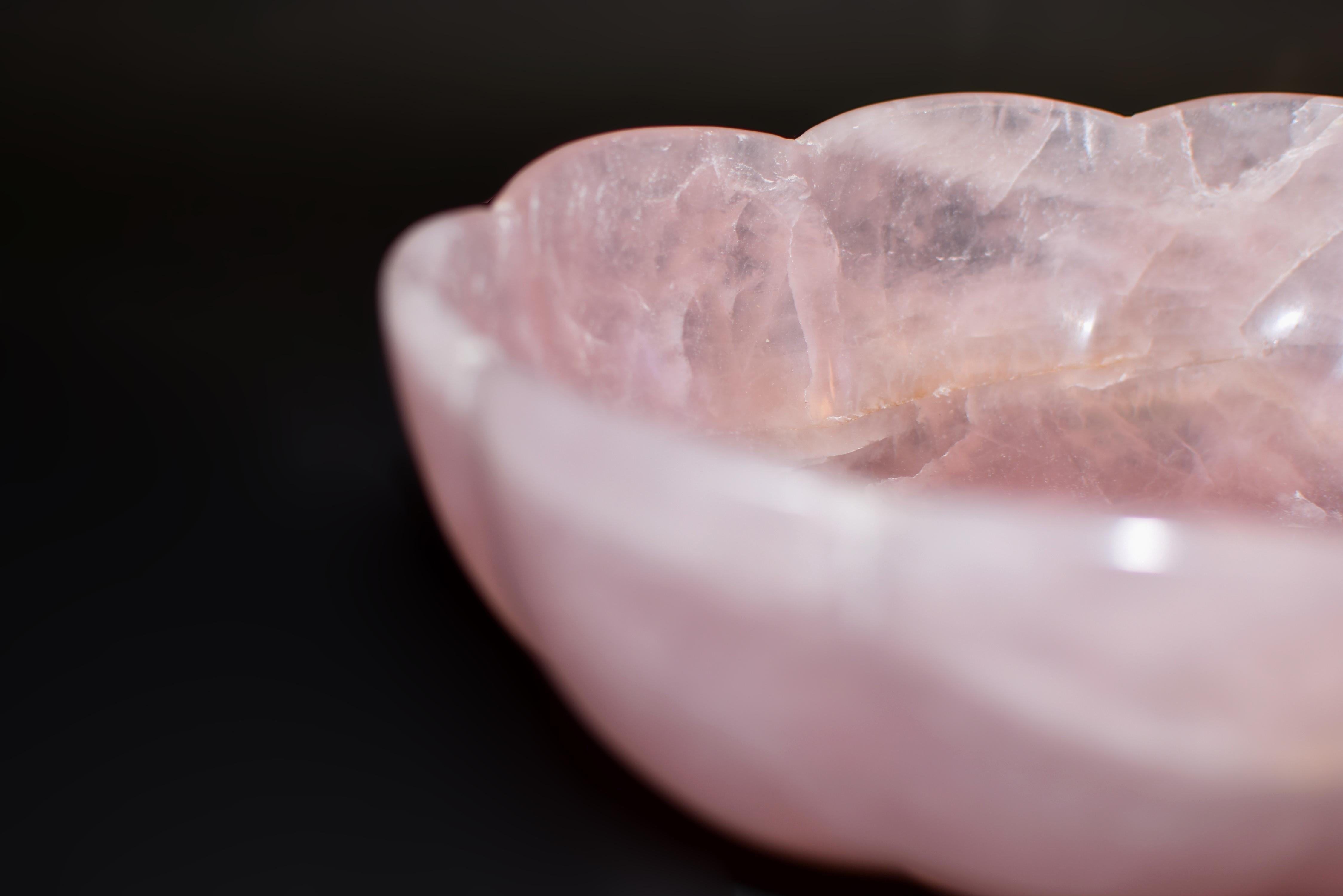 Bol Lotus en Quartz Rose 9