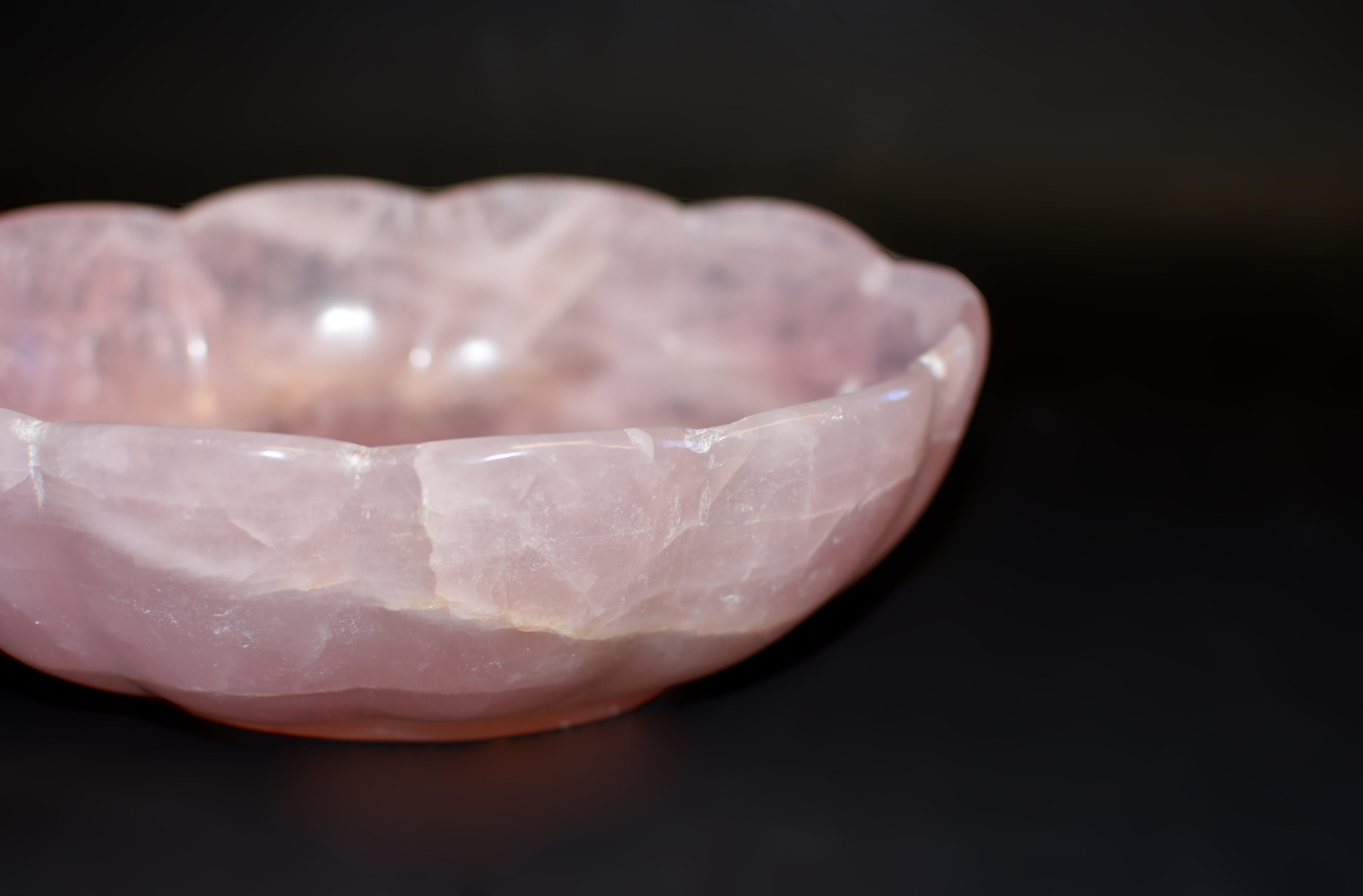 Bol Lotus en Quartz Rose 9