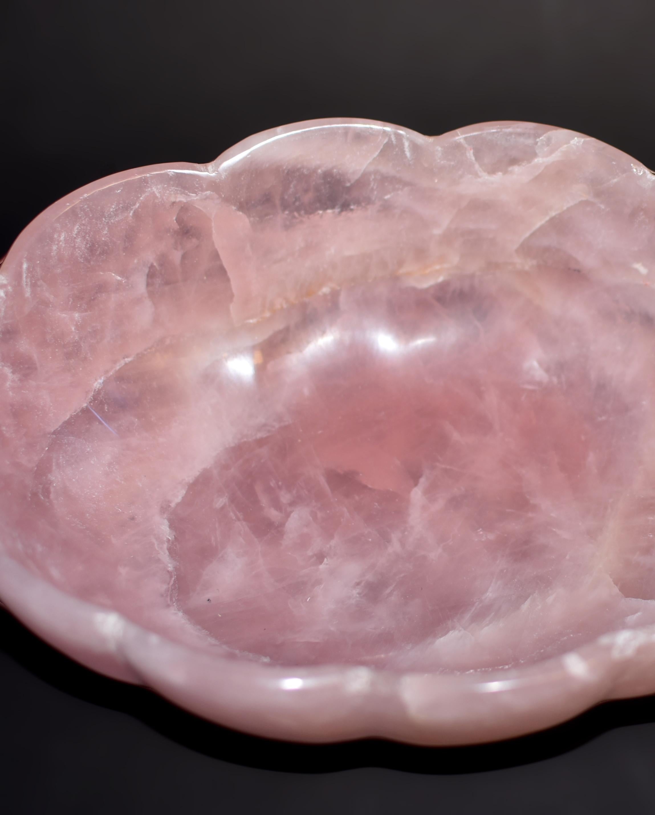 Bol Lotus en Quartz Rose 9