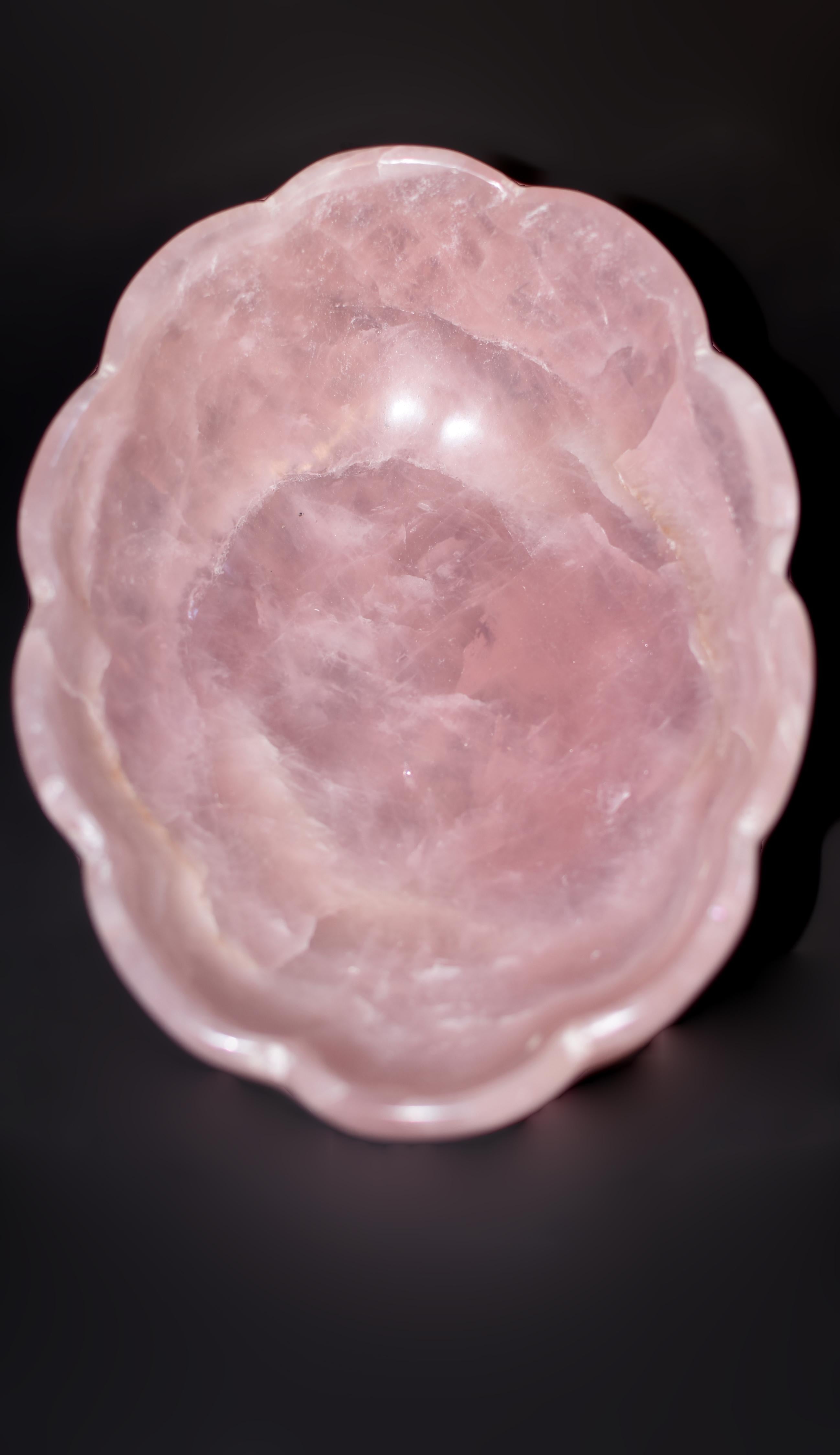 Bol Lotus en Quartz Rose 9