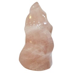 Escultura Llama de Cuarzo Rosa Natural Tallado - OFERTA DE CIERRE