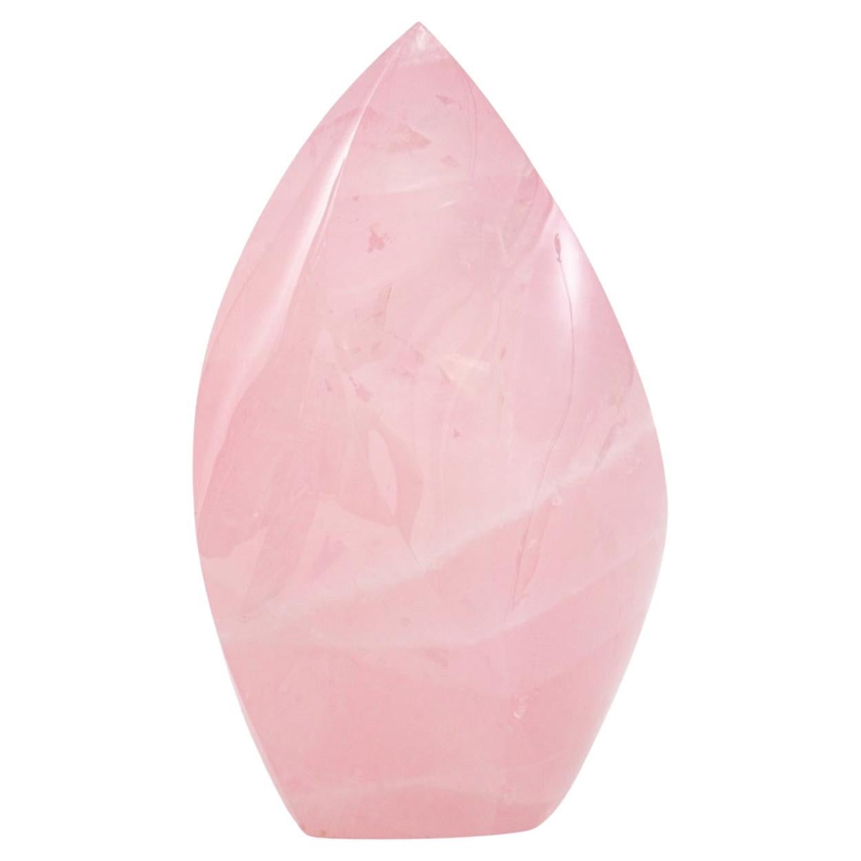 Ornement de table en quartz rose, spécimen de pierre précieuse en vente