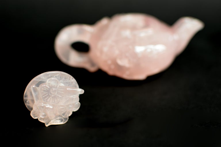 Rose Quartz Tea Set For Sale at 1stDibs