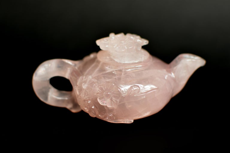Rose Quartz Tea Set For Sale at 1stDibs