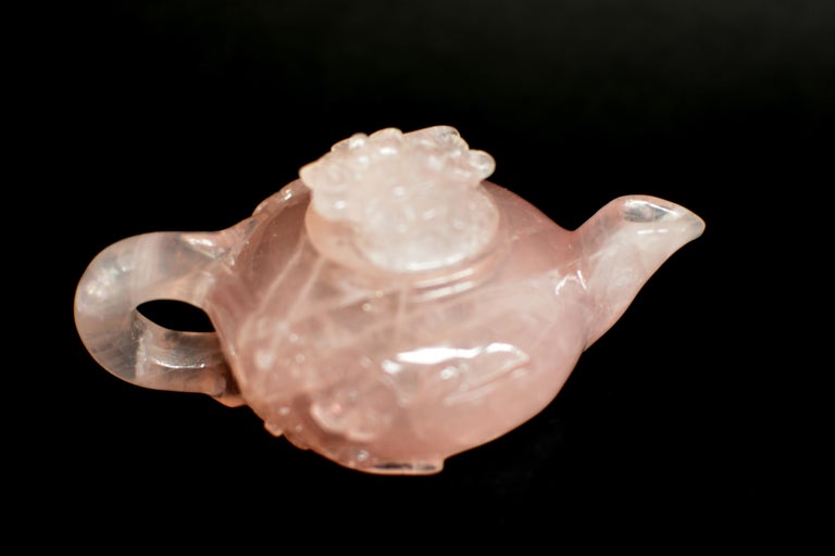 Rose Quartz Tea Set For Sale at 1stDibs