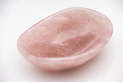 Rose Quartz Vide Poche Bowl Hand-Carved in Madagascar