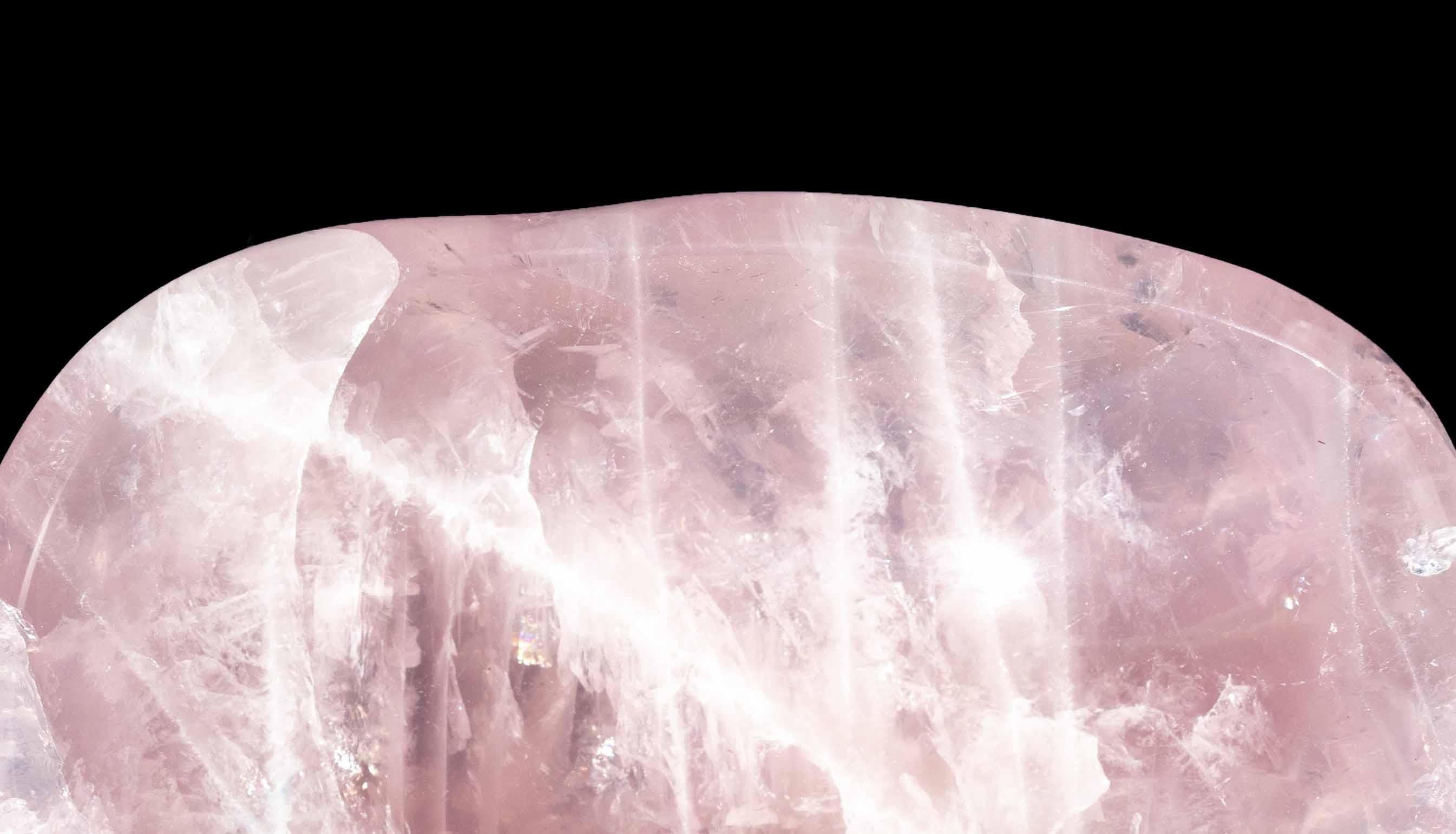 XXIe siècle et contemporain Vide-Poche en quartz rose en vente