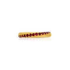 Rose Ruby Swirl Band