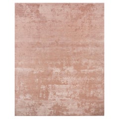  Rose Teppich von Rural Weavers, geknüpft, Wolle, Bambusseide, 270x360cm