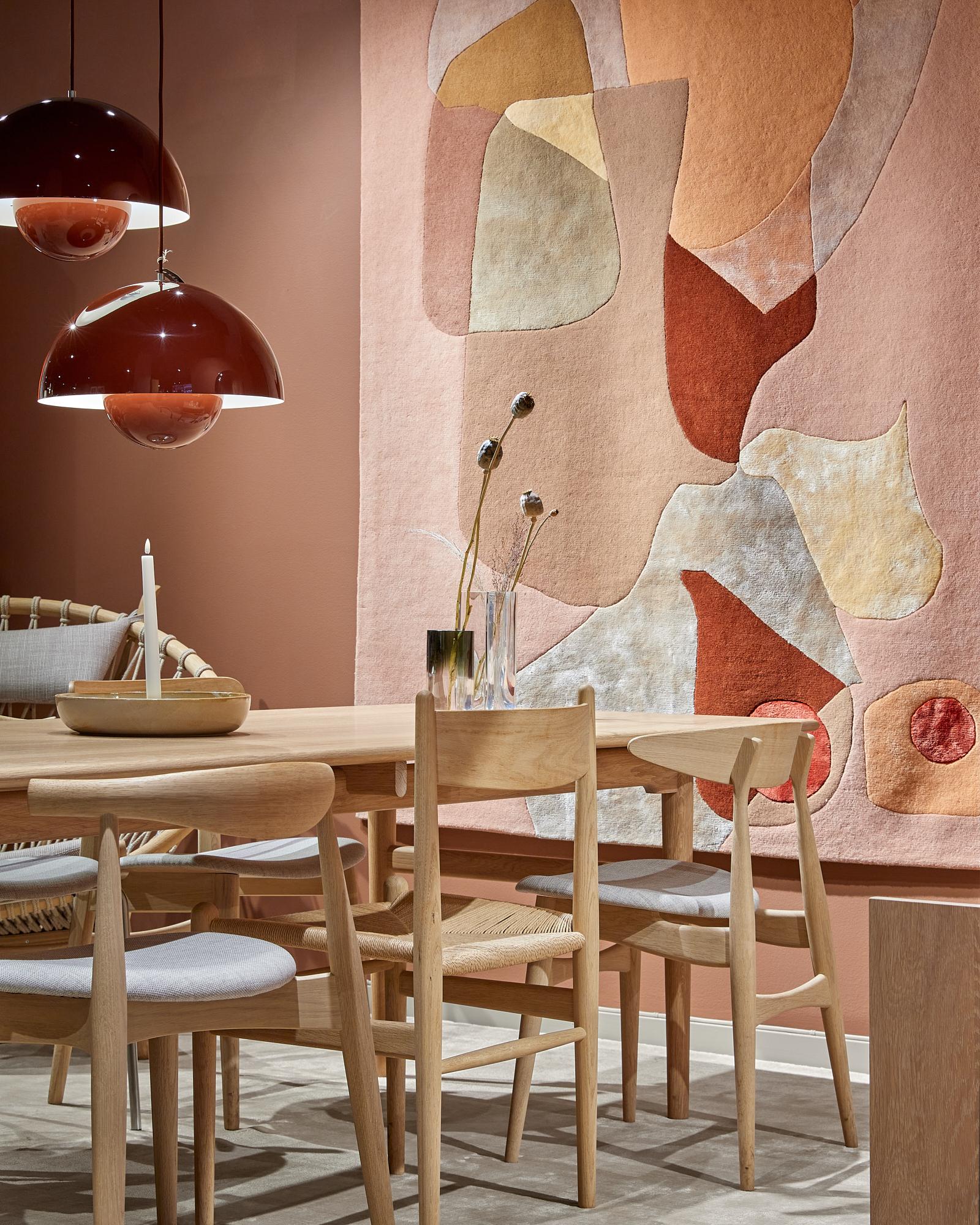 XXI secolo e contemporaneo Tappeto Rosè di Studio A in vendita