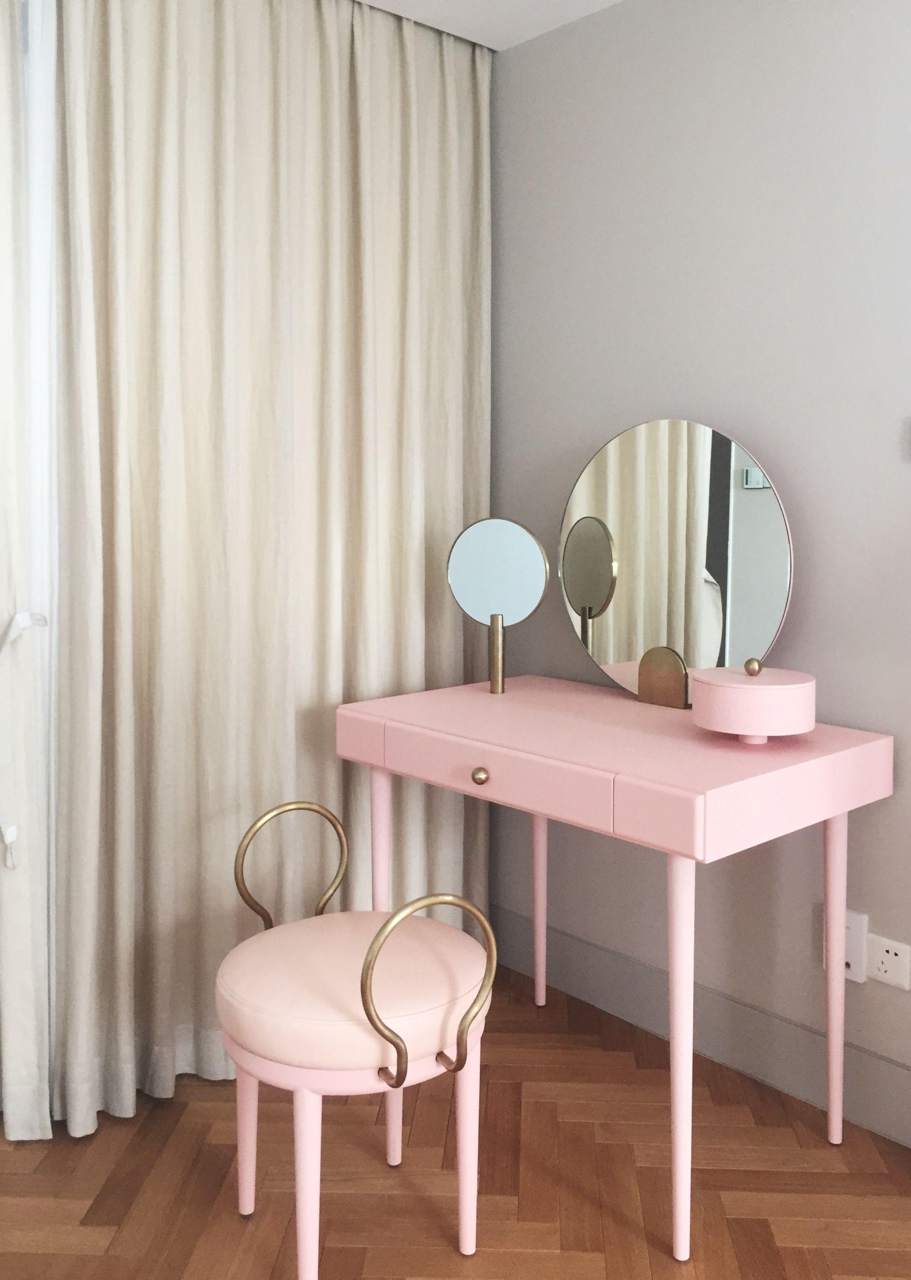 Rose Selavy Vanity Desk with Stool by Thomas Dariel For Sale 2