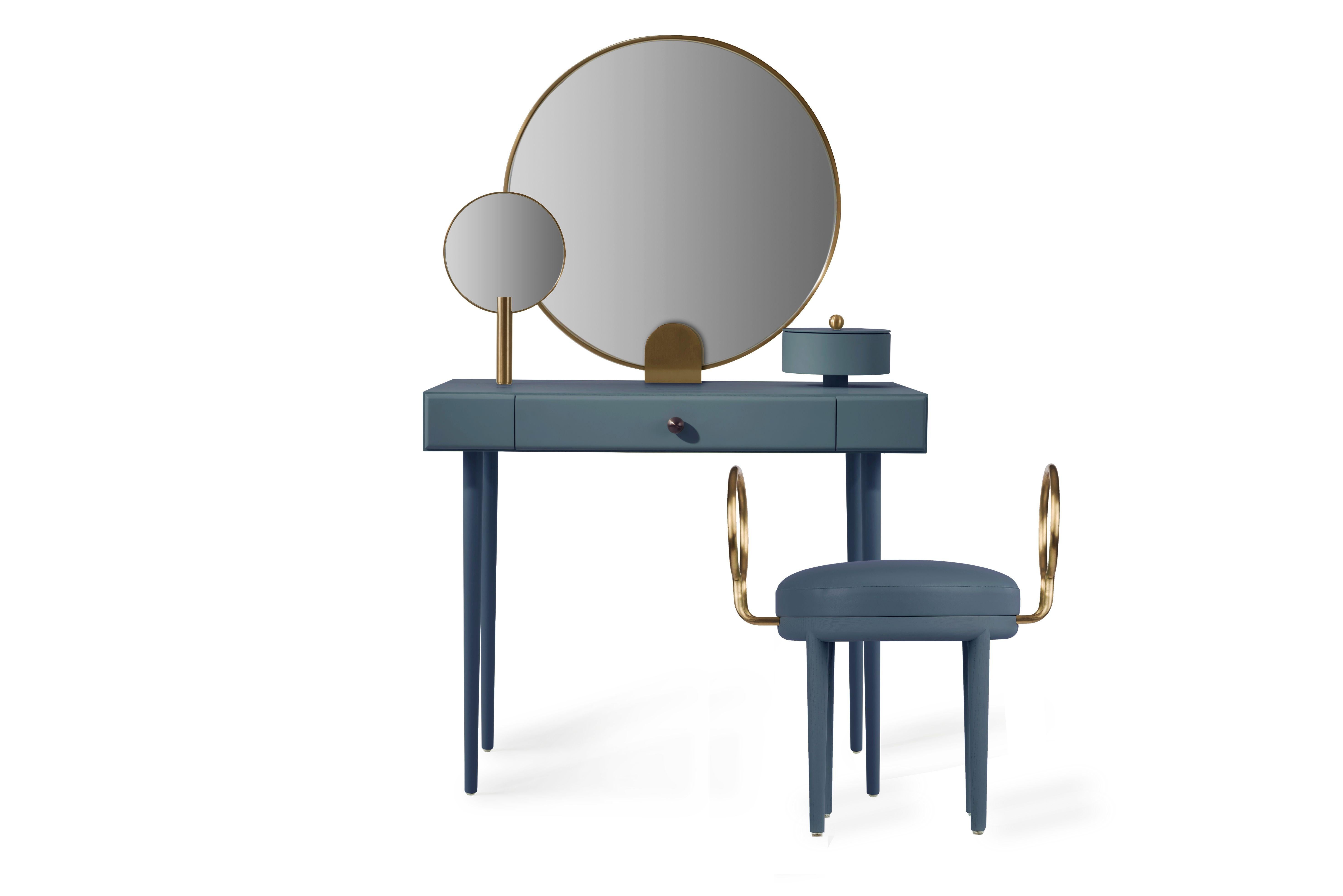 Rose Selavy Vanity Desk with Stool by Thomas Dariel For Sale 4