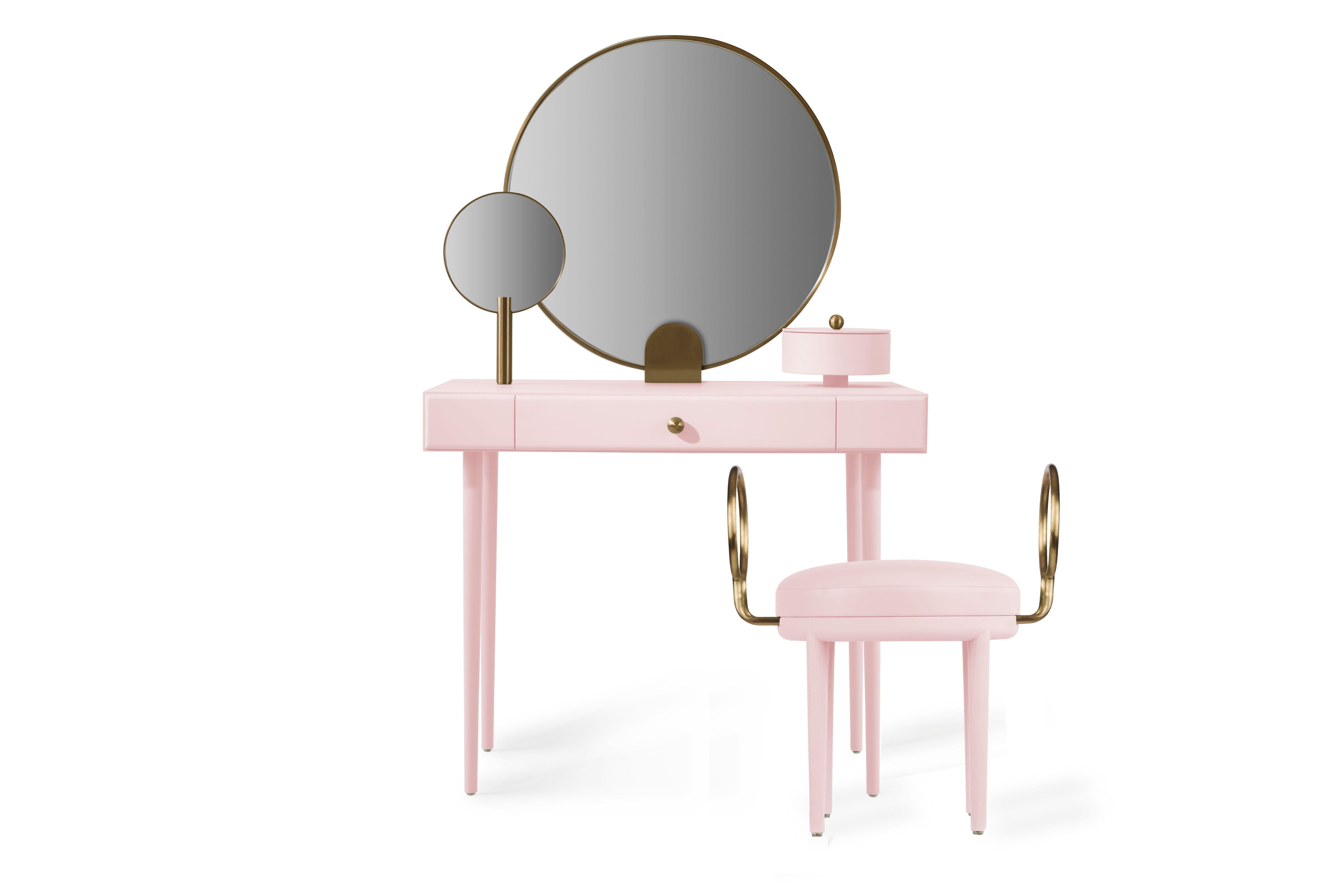 Rose Selavy Vanity Desk with Stool by Thomas Dariel For Sale 6